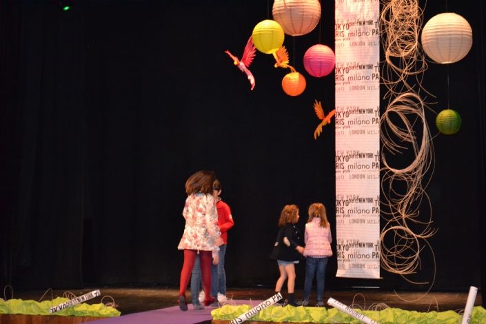 desfile de moda infantil