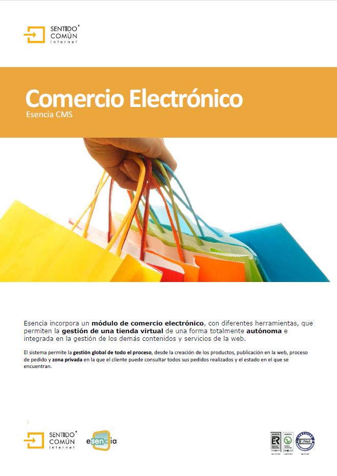 Gestin web comercio electrnico