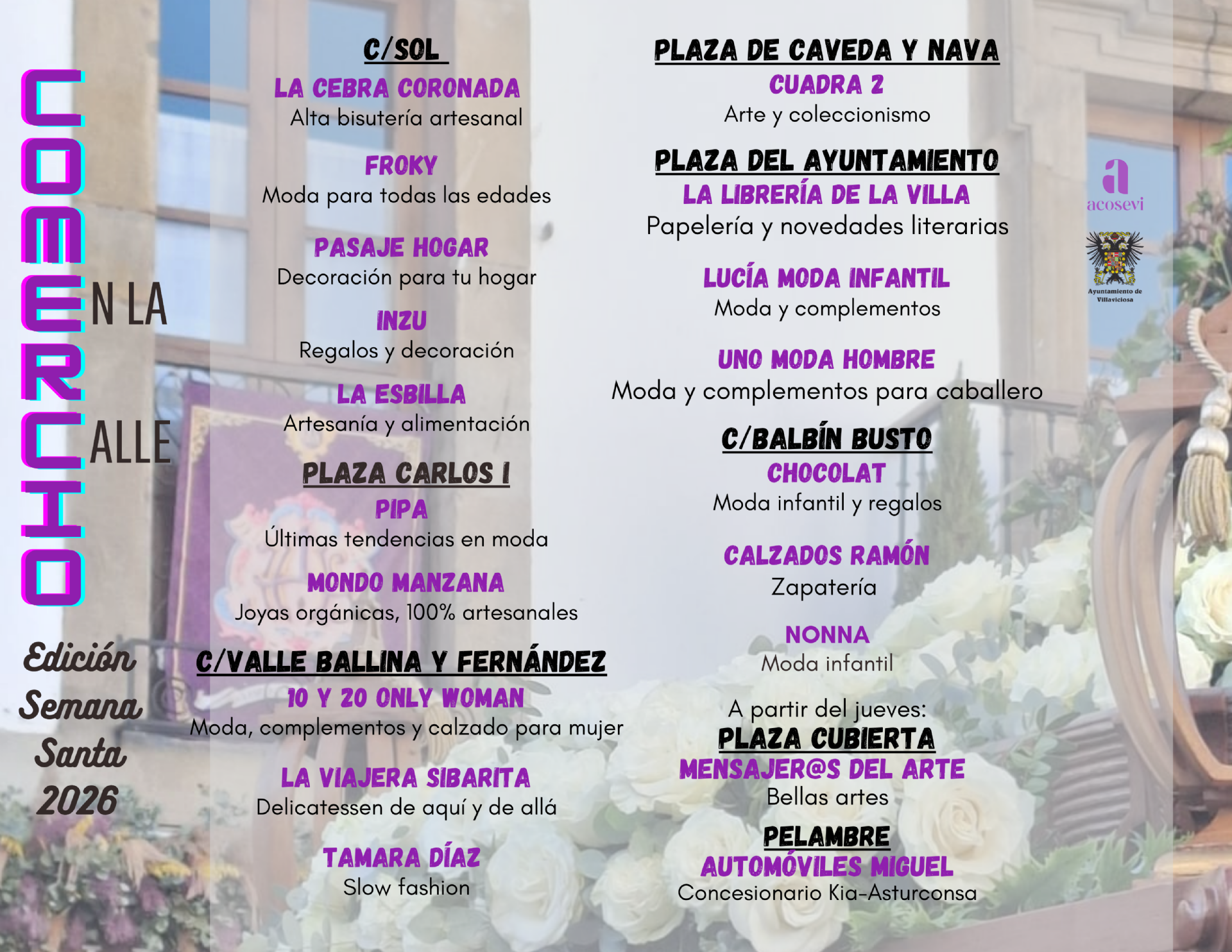 Comercio en la calle