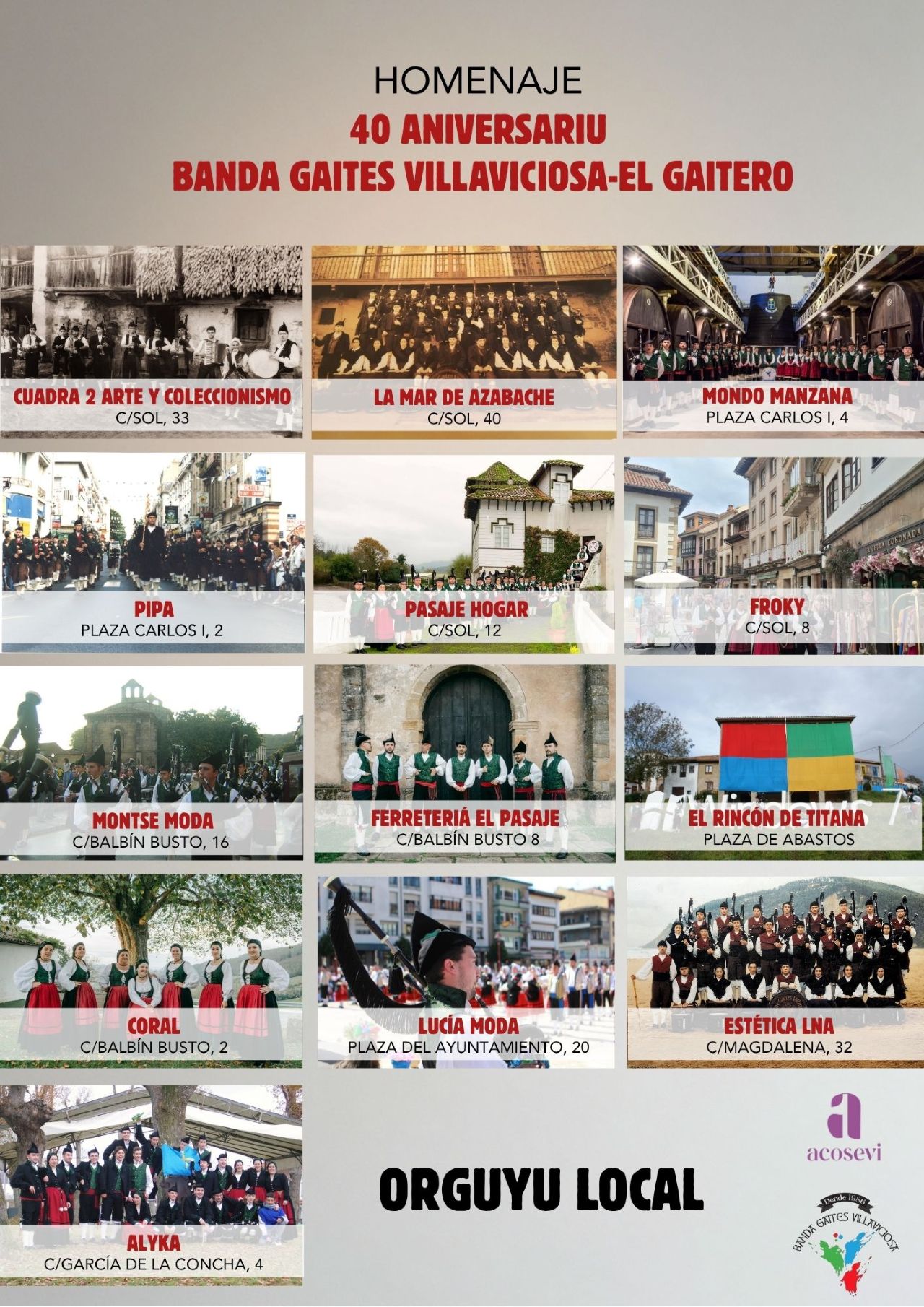 Homenaje Banda Gaites