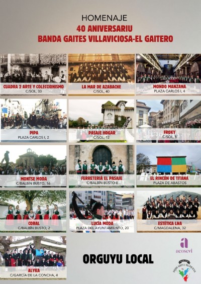 Homenaje banda gaites