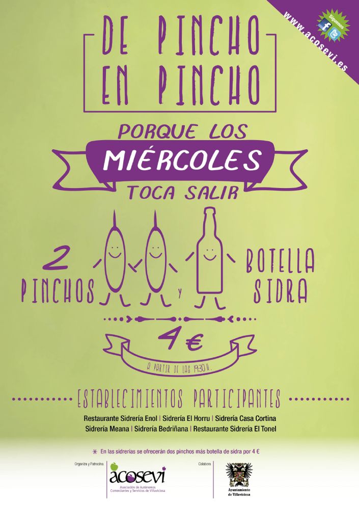 de pincho en pincho prque los mircoles toca salir