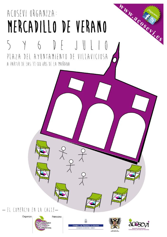 Mercadillo de verano en Villaviciosa