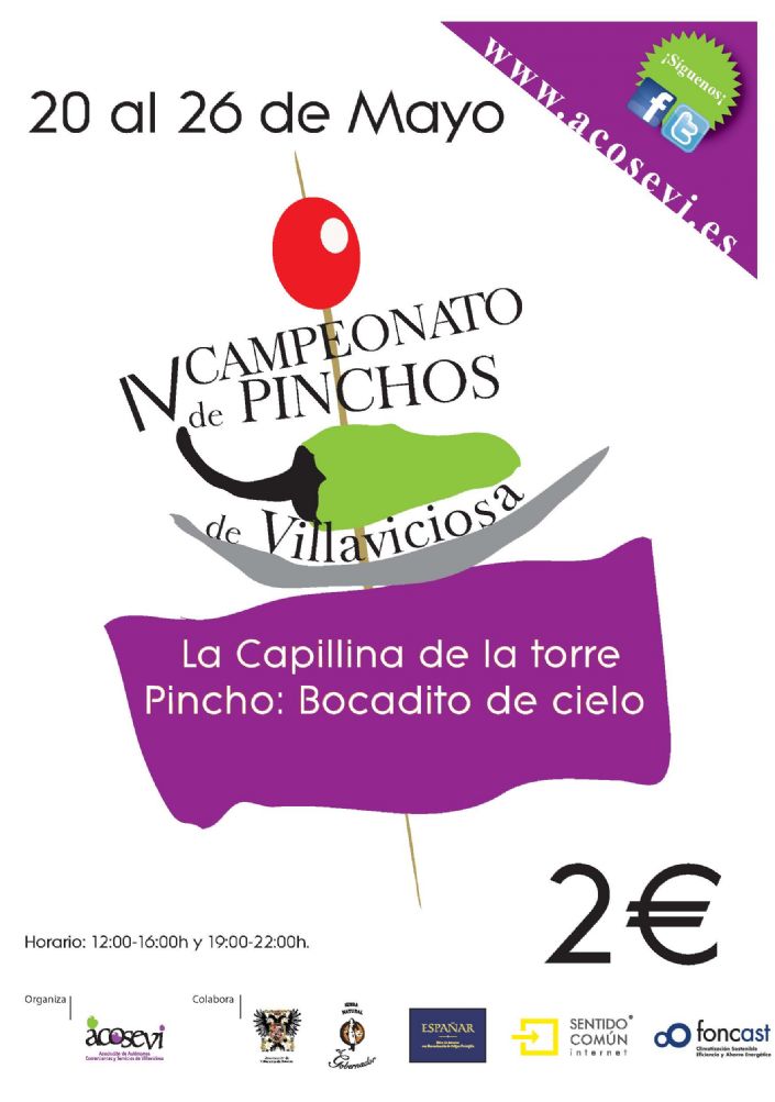 IV campeonato de pinchos de villaviciosa